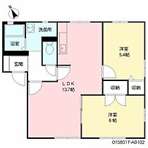 サンディアス児玉A棟 102 ｜ 大分県大分市大字小池原1193番1号（賃貸アパート2LDK・1階・54.34㎡） その2