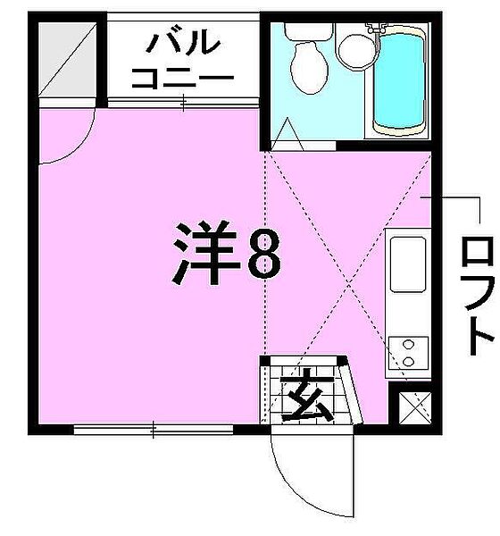 清水マンション 302 号室｜愛媛県松山市清水町4丁目(賃貸マンション1R・3階・20.00㎡)の写真 その2