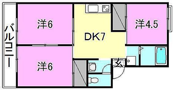 プレジールBEPPU_間取り_0