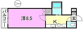 ヴィラ長戸 303 号室 ｜ 愛媛県松山市西長戸町（賃貸マンション1K・3階・25.26㎡） その2