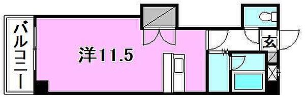 メゾン・ドゥ・グランビュー 208 号室｜愛媛県松山市福音寺町(賃貸マンション1R・2階・30.24㎡)の写真 その2