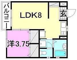 コーポ三瀬 201 号室 ｜ 愛媛県松山市山西町（賃貸アパート1LDK・2階・31.05㎡） その2