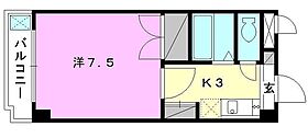 ジョイフル美沢 305 号室 ｜ 愛媛県松山市美沢1丁目（賃貸マンション1K・3階・24.22㎡） その2