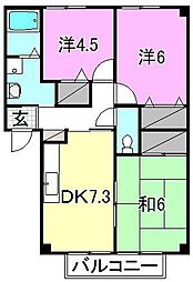 間取図画像 3DK