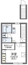 レオパレスフレンド 202 号室 ｜ 愛媛県松山市北斎院町（賃貸アパート1K・2階・26.08㎡） その2