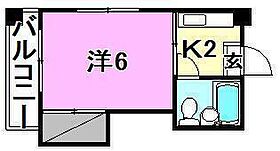 メゾンソフィアII 501 号室 ｜ 愛媛県松山市若草町（賃貸マンション1K・5階・19.44㎡） その2