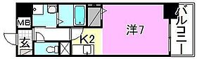 GARIREO　CITY　TERRACE 405 号室 ｜ 愛媛県松山市緑町1丁目（賃貸マンション1K・4階・24.36㎡） その2