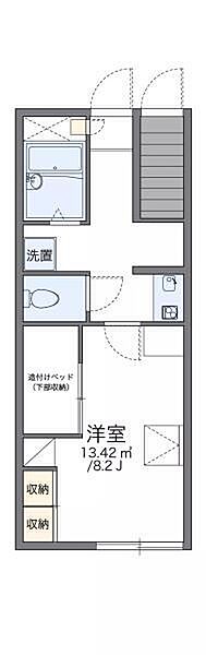 レオパレスフローラ湯築 104 号室｜愛媛県松山市祝谷2丁目(賃貸アパート1K・1階・23.71㎡)の写真 その2