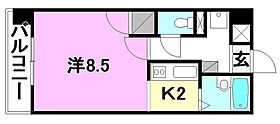 レーベンイケダ美沢 407 号室 ｜ 愛媛県松山市美沢2丁目（賃貸マンション1K・4階・27.75㎡） その2