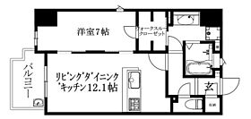 クレアホームズfranc松山駅前 701 号室 ｜ 愛媛県松山市宮田町（賃貸マンション1LDK・7階・48.88㎡） その2