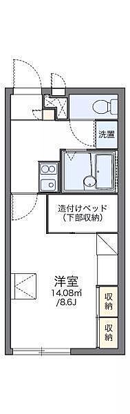 レオパレス古川 202 号室｜愛媛県松山市古川南2丁目(賃貸アパート1K・2階・23.18㎡)の写真 その2