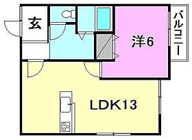 SPSハウス 101 号室 ｜ 愛媛県松山市来住町（賃貸アパート1LDK・1階・46.37㎡） その2