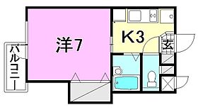 プチ・シャトレ 104 号室 ｜ 愛媛県伊予市米湊（賃貸マンション1K・1階・21.65㎡） その2