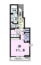 レティスS 101 号室 ｜ 愛媛県松山市中村1丁目（賃貸アパート1R・1階・34.15㎡） その2