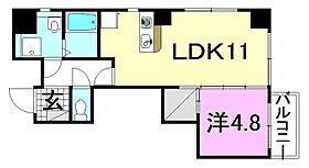 ライフコート湊町 503 号室 ｜ 愛媛県松山市湊町3丁目（賃貸マンション1LDK・5階・43.50㎡） その2