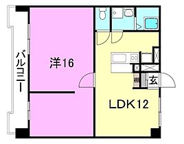 カサブランカ駅前 802 号室 ｜ 愛媛県松山市宮田町（賃貸マンション1LDK・8階・59.80㎡） その2