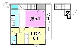 ACTY祇園 201 号室 ｜ 愛媛県松山市祇園町（賃貸アパート1LDK・2階・38.37㎡） その2