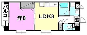 ラプラージュ緑町 201 号室 ｜ 愛媛県松山市緑町1丁目（賃貸マンション1LDK・2階・40.59㎡） その2