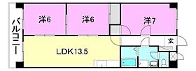 アビタ新空港通 702 号室 ｜ 愛媛県松山市北吉田町（賃貸マンション3LDK・7階・65.52㎡） その2