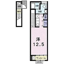 ジュネス　華 202 号室 ｜ 愛媛県松山市辻町（賃貸アパート1R・2階・35.98㎡） その2