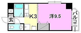 グリチネ・ウノ 706 号室 ｜ 愛媛県松山市和泉北3丁目（賃貸マンション1K・7階・27.54㎡） その2