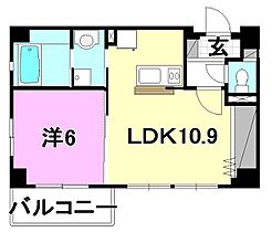 フィオーレ 502 号室 ｜ 愛媛県松山市土橋町（賃貸マンション1LDK・5階・40.08㎡） その2