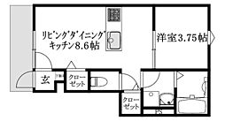 間取図画像 1LDK