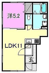 間取図画像 1LDK