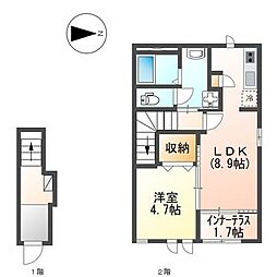 間取図画像 1LDK