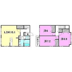 間取図画像 3LDK