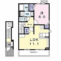 間取図画像 1LDK