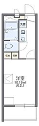 レオパレスアークK・T 1Kの間取図画像