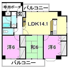 物件の間取り
