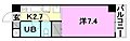 オクトワール土居田東館2階3.0万円