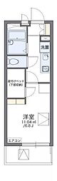 レオパレス辻町 1Kの間取図画像