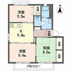 物件の間取り