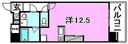 エイデンビル本町 ワンルームの間取図画像