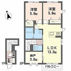 物件の間取り