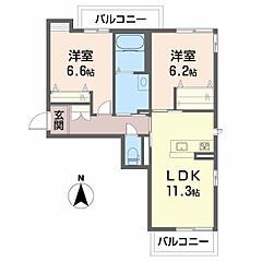 物件の間取り