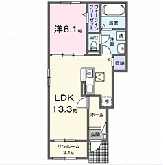 物件の間取り