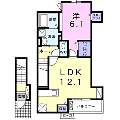 物件の間取り