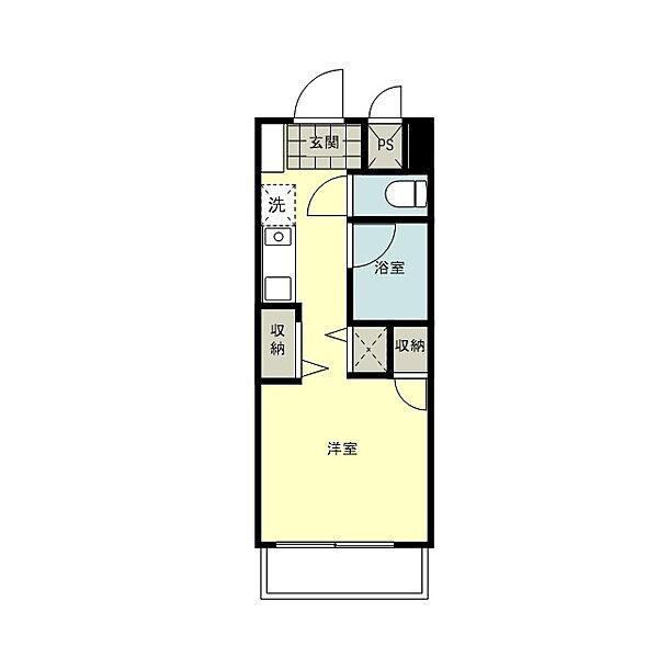 ガーデンシティ石巻 110｜宮城県石巻市千石町(賃貸マンション1K・1階・20.80㎡)の写真 その5