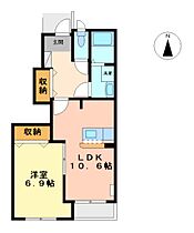 オオハシII 105 ｜ 宮城県石巻市蛇田字西境谷地（賃貸アパート1LDK・1階・45.09㎡） その2