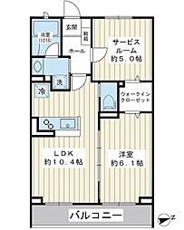 アルモニー 1SLDKの間取図画像