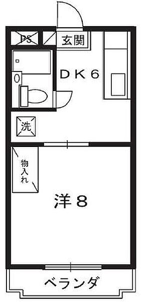 マンションアカンサスII 205｜静岡県浜松市中央区北島町(賃貸マンション1DK・2階・25.92㎡)の写真 その2