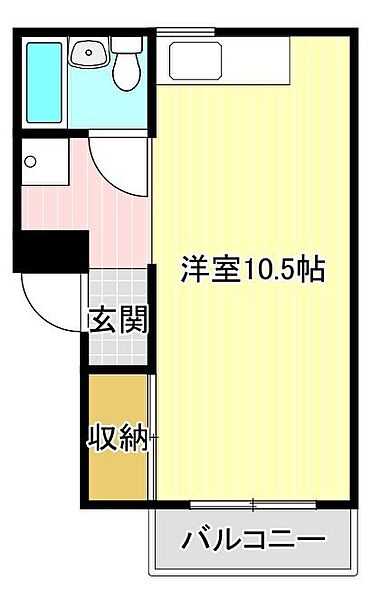 城北タテピア 201｜静岡県浜松市中央区城北１丁目(賃貸マンション1R・2階・25.52㎡)の写真 その2