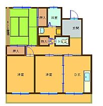 渥美コーポII 203 ｜ 静岡県浜松市中央区住吉１丁目36-27（賃貸マンション3DK・2階・61.24㎡） その2