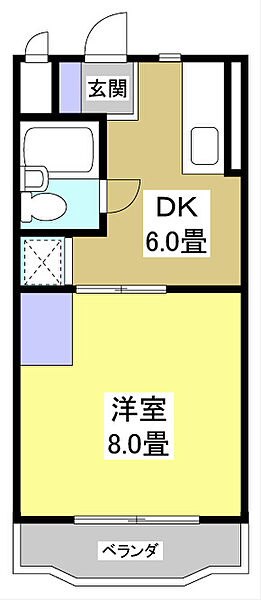 ロイヤルマルトウI 307｜静岡県浜松市中央区長鶴町(賃貸マンション1DK・3階・25.92㎡)の写真 その2