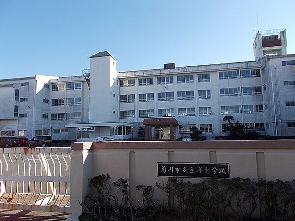 画像20:菊川市立岳洋中学校まで1100m