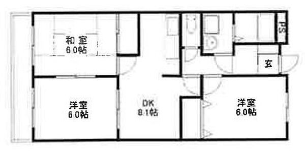 ハイタウンルーブル 212｜静岡県浜松市中央区三和町(賃貸マンション3DK・2階・60.00㎡)の写真 その2